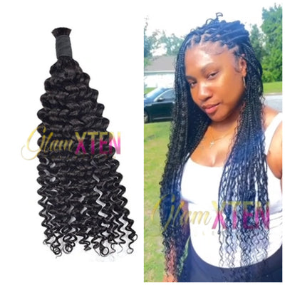 Deep Curly Bulk Hair Extensions